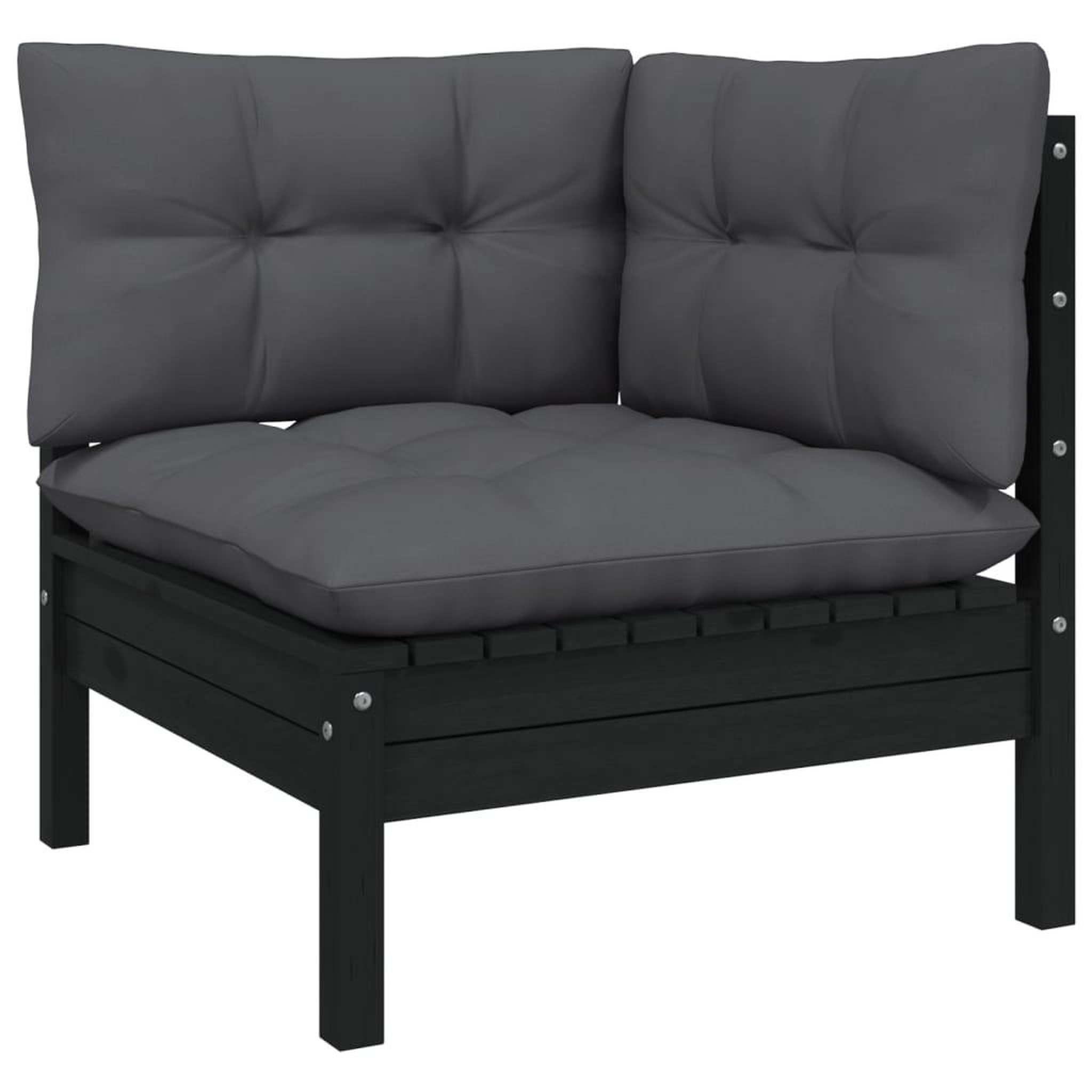 Voir la diapositive 4 : VIDAXL Salon de jardin 7 pcs avec coussins bois de pin massif