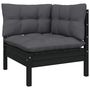 Voir la diapositive 4 : VIDAXL Salon de jardin 7 pcs avec coussins bois de pin massif