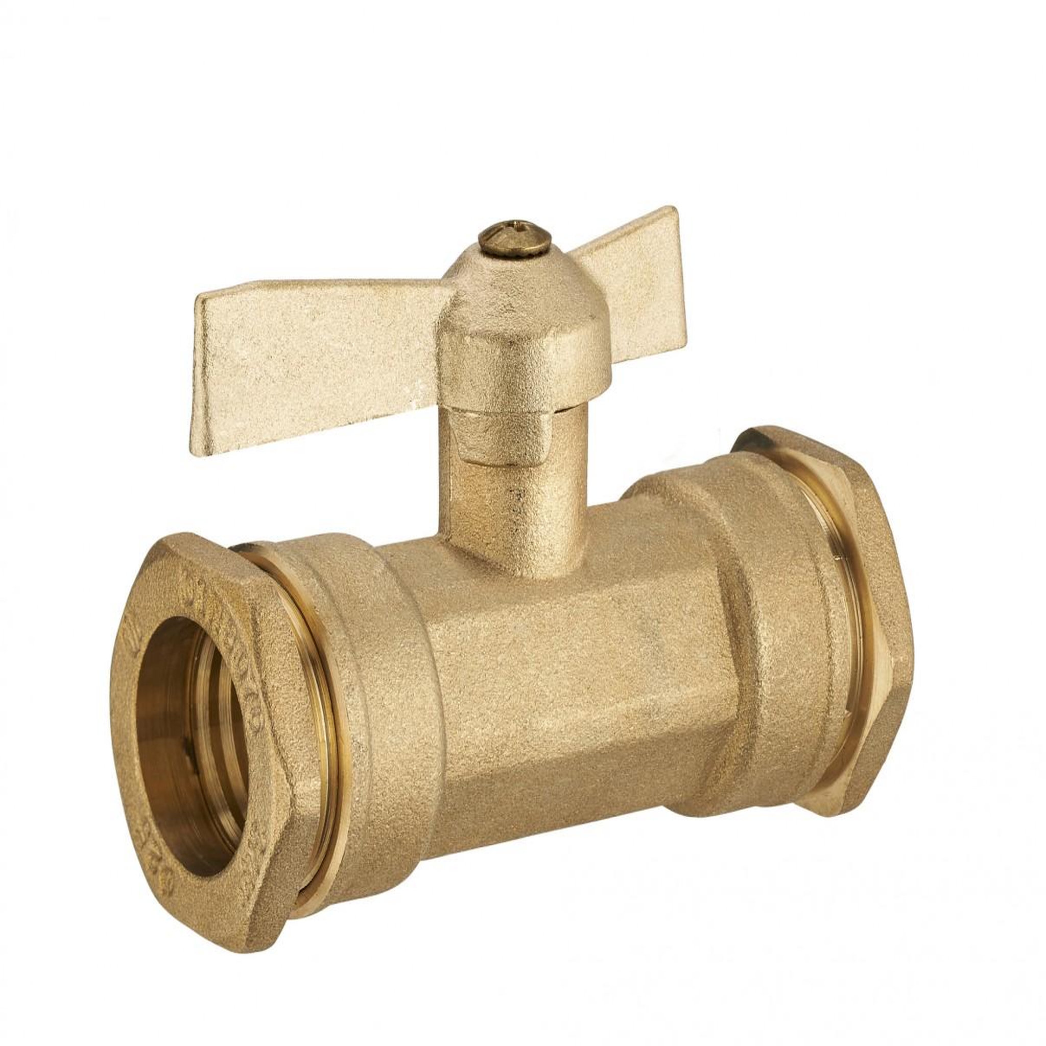 CENTRALE BRICO Vanne PE à compression laiton D.25 pour tube en polyéthylène