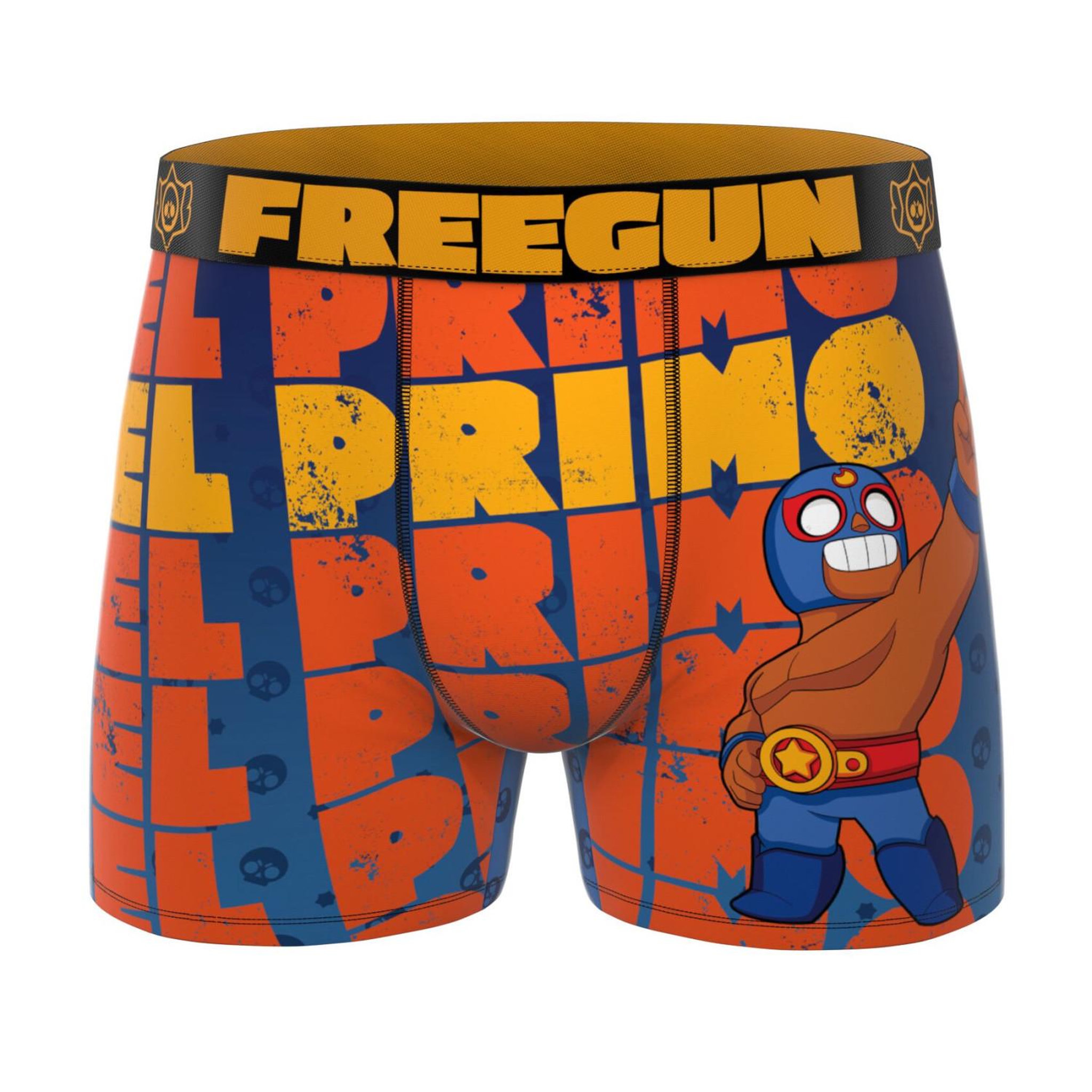 Voir la diapositive 5 : FREEGUN Lot de 3 boxers junior Brawl Stars