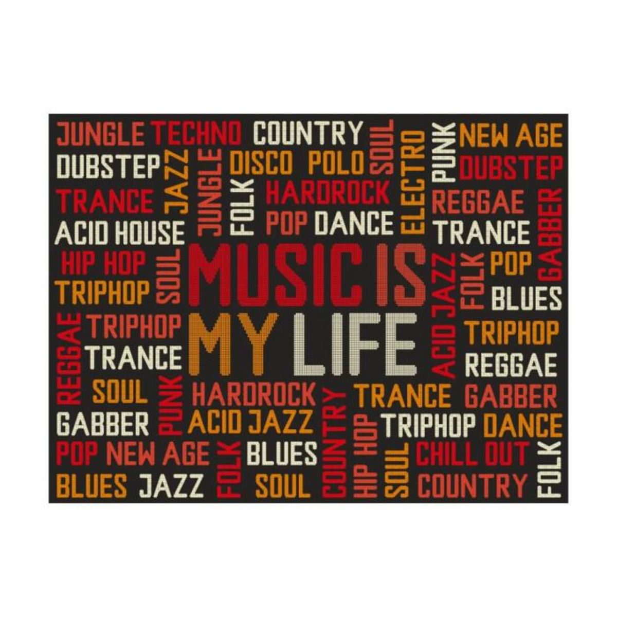 Paris Prix Papier Peint  Music is My Life