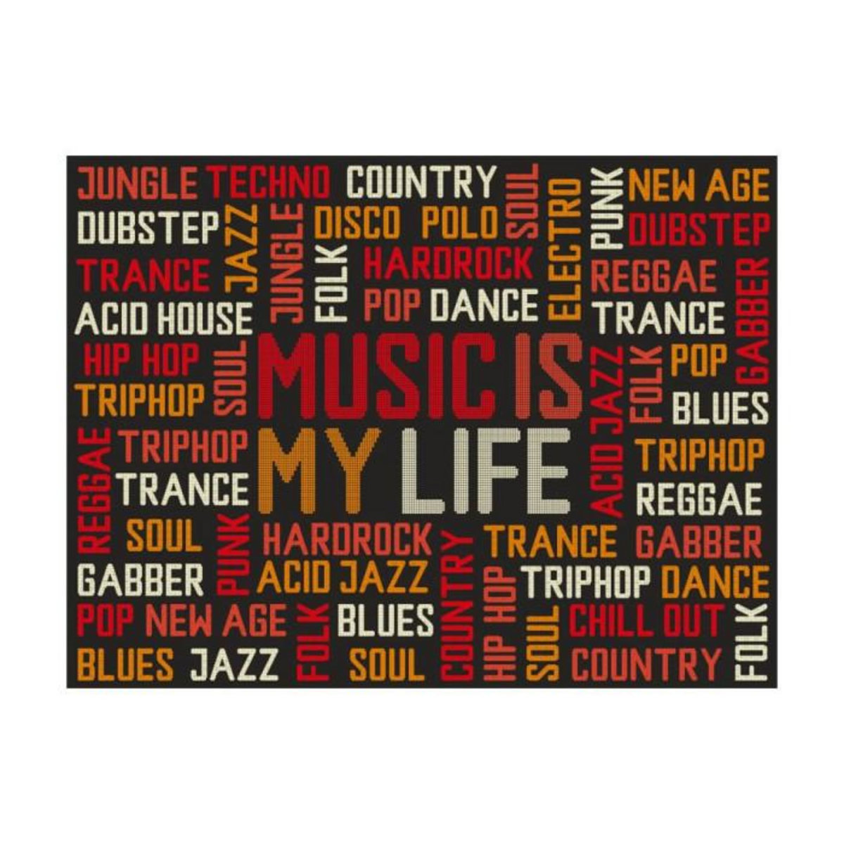 Paris Prix Papier Peint  Music is My Life