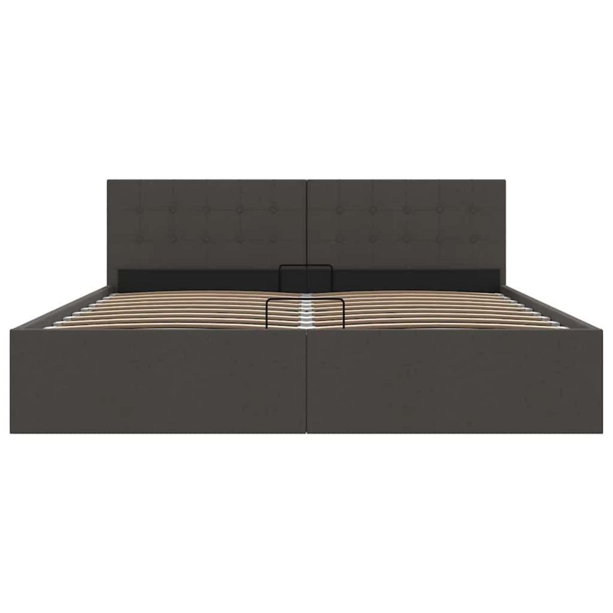 VIDAXL Cadre de lit a rangement hydraulique sans matelas 180x200 cm