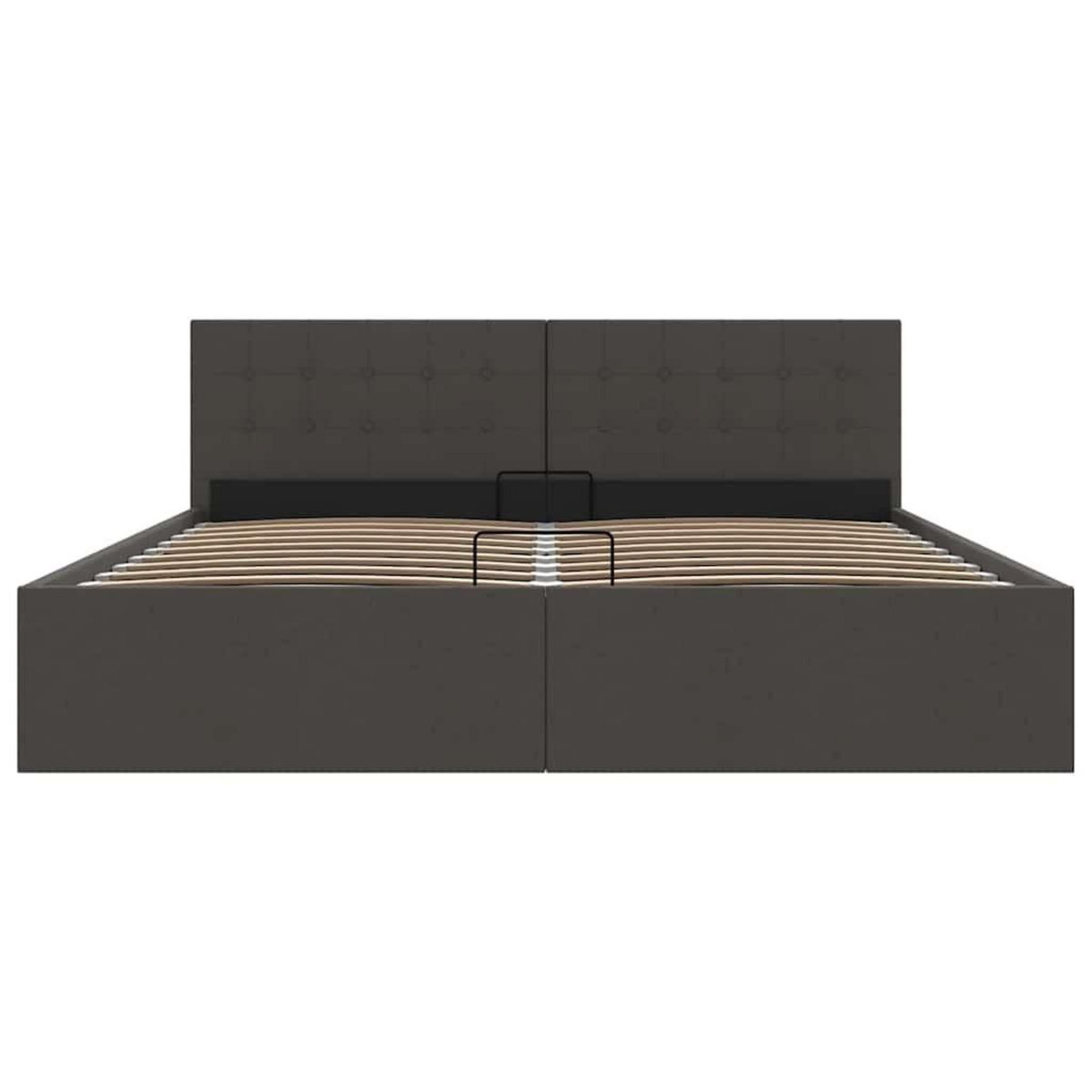 VIDAXL Cadre de lit a rangement hydraulique sans matelas 180x200 cm