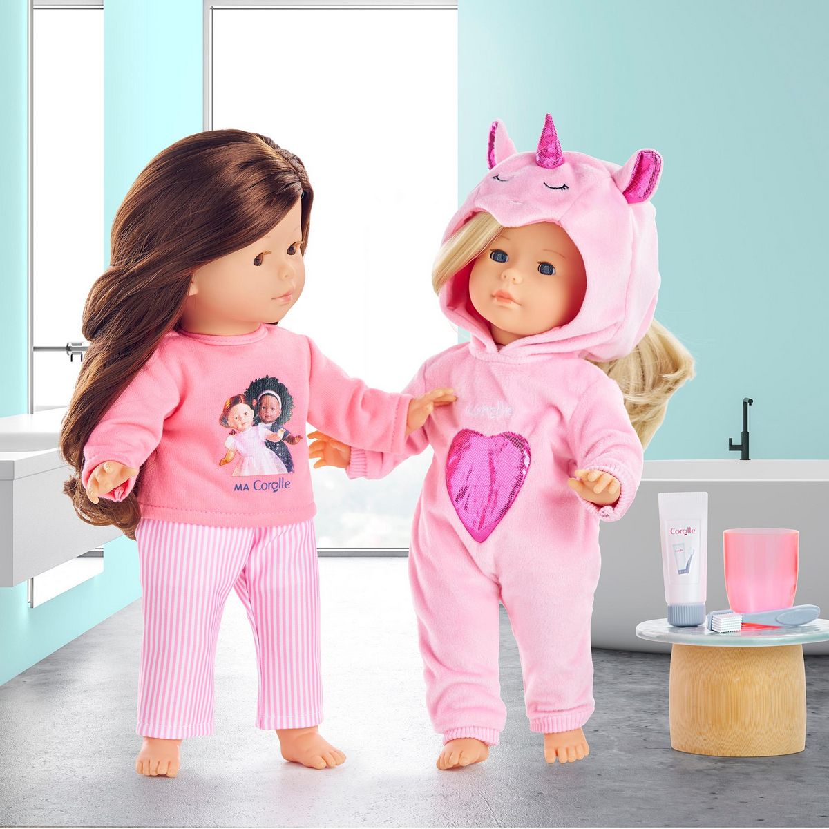 Corolle Pyjama Licorne Rose pour poupée ma Corolle