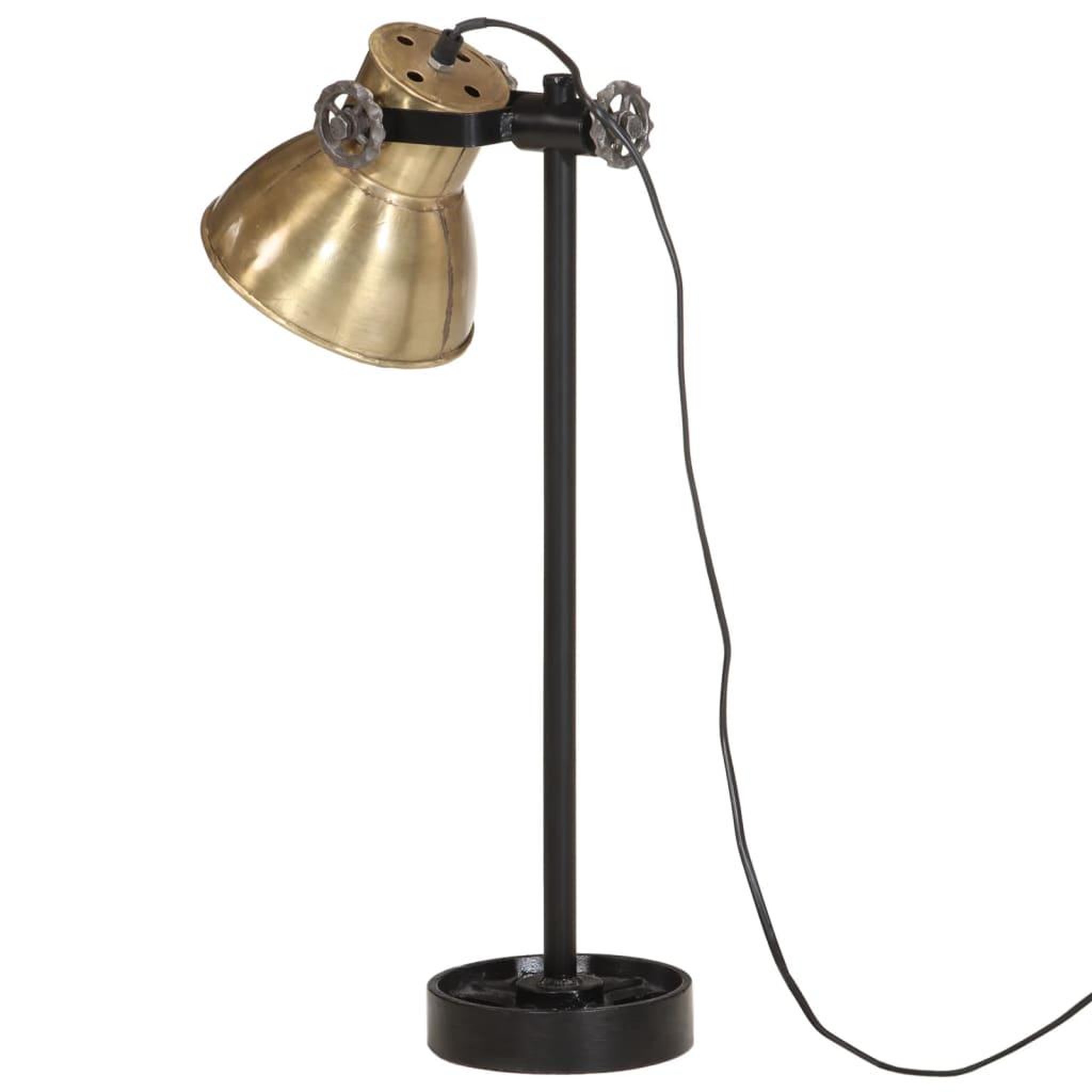 Voir la diapositive 5 : VIDAXL Lampe de bureau 25 W laiton antique 15x15x55 cm E27