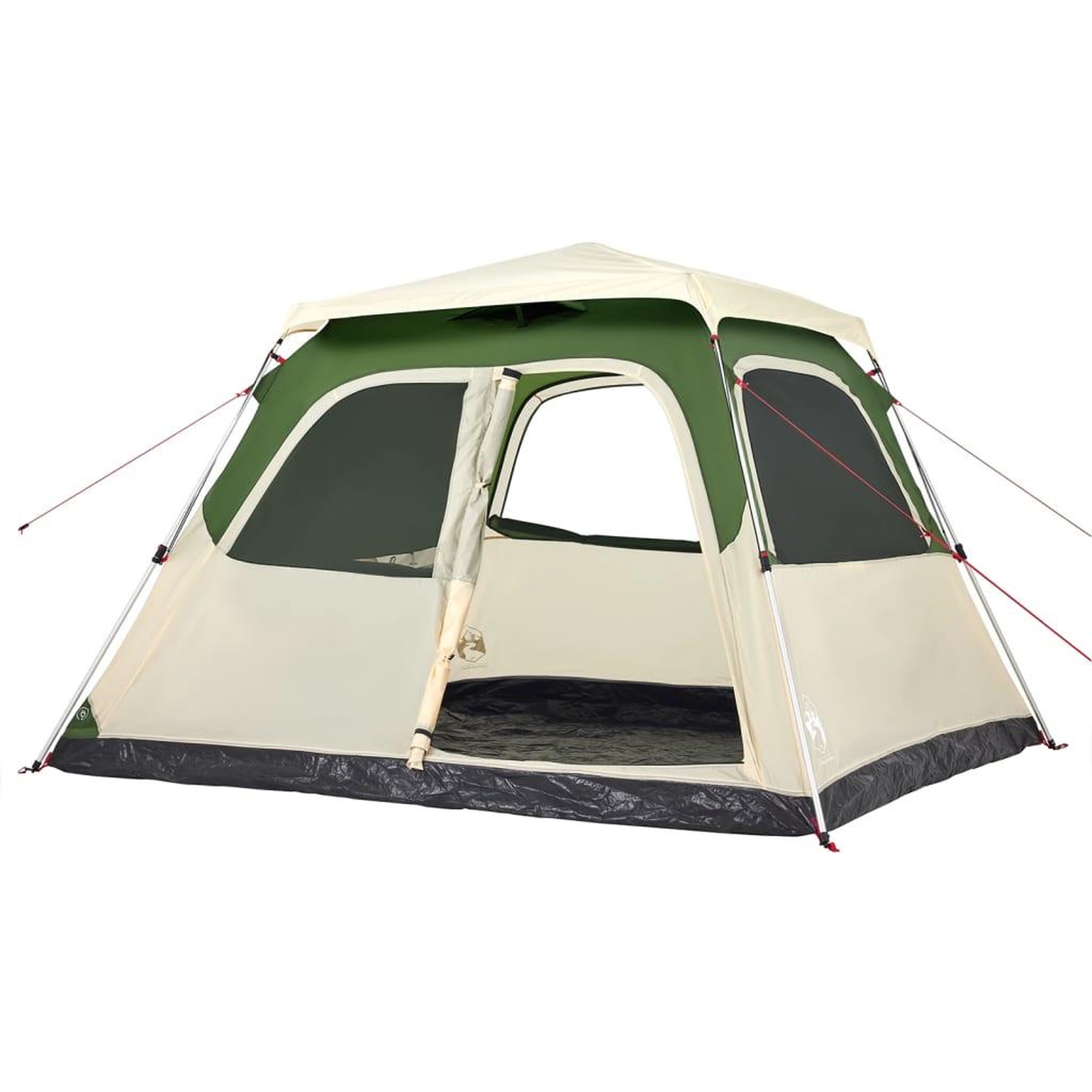 Voir la diapositive 4 : VIDAXL Tente familiale a dome 6 personnes vert liberation rapide
