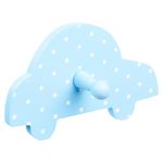 Atmosphera Kids Patère voiture Boy and Girl - 15 x 9 cm. Coloris disponibles : Rouge