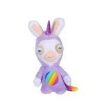 Gipsy LAPINS CRETINS Peluche Licorne Lapicorne Sonore Mauve - 18 cm