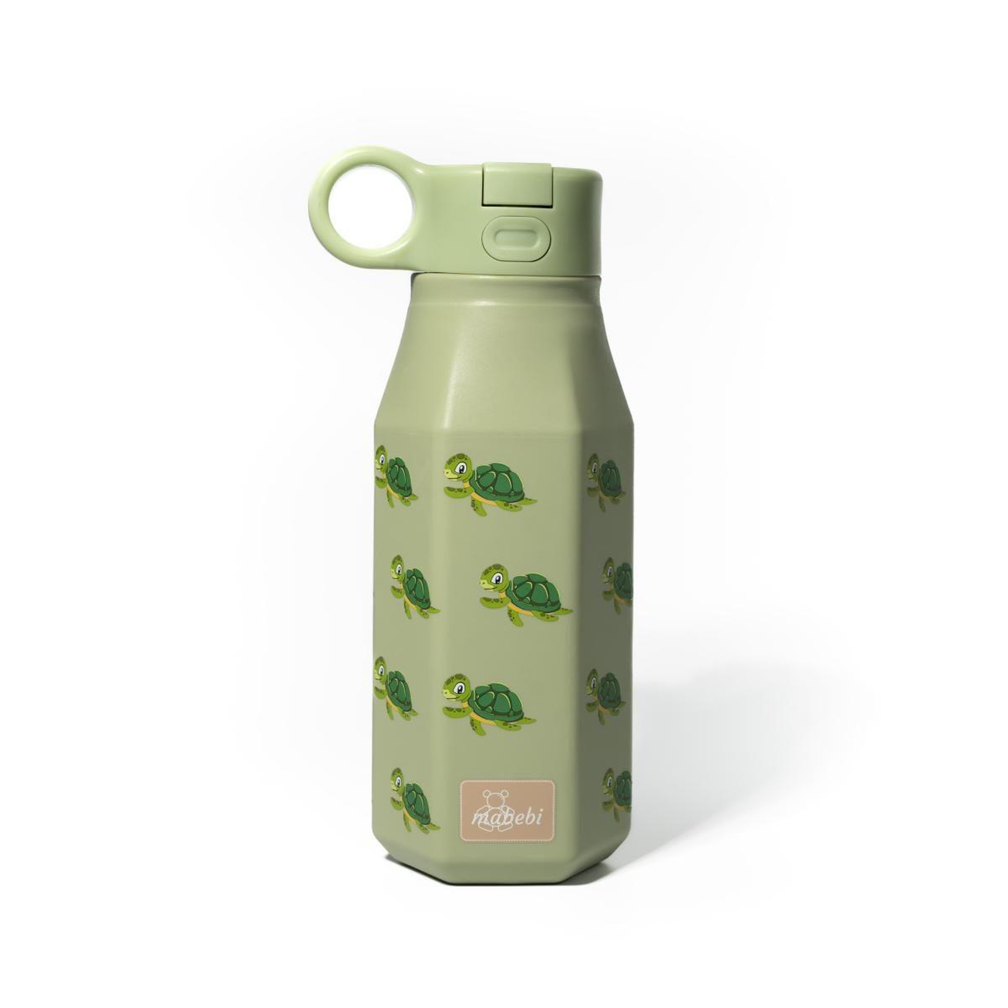 MABEBI Bouteille à boire akron en silicone tortue