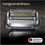 Voir la diapositive 4 : BRAUN Tête de rasoir Cassettes grilles  S9 (94M)