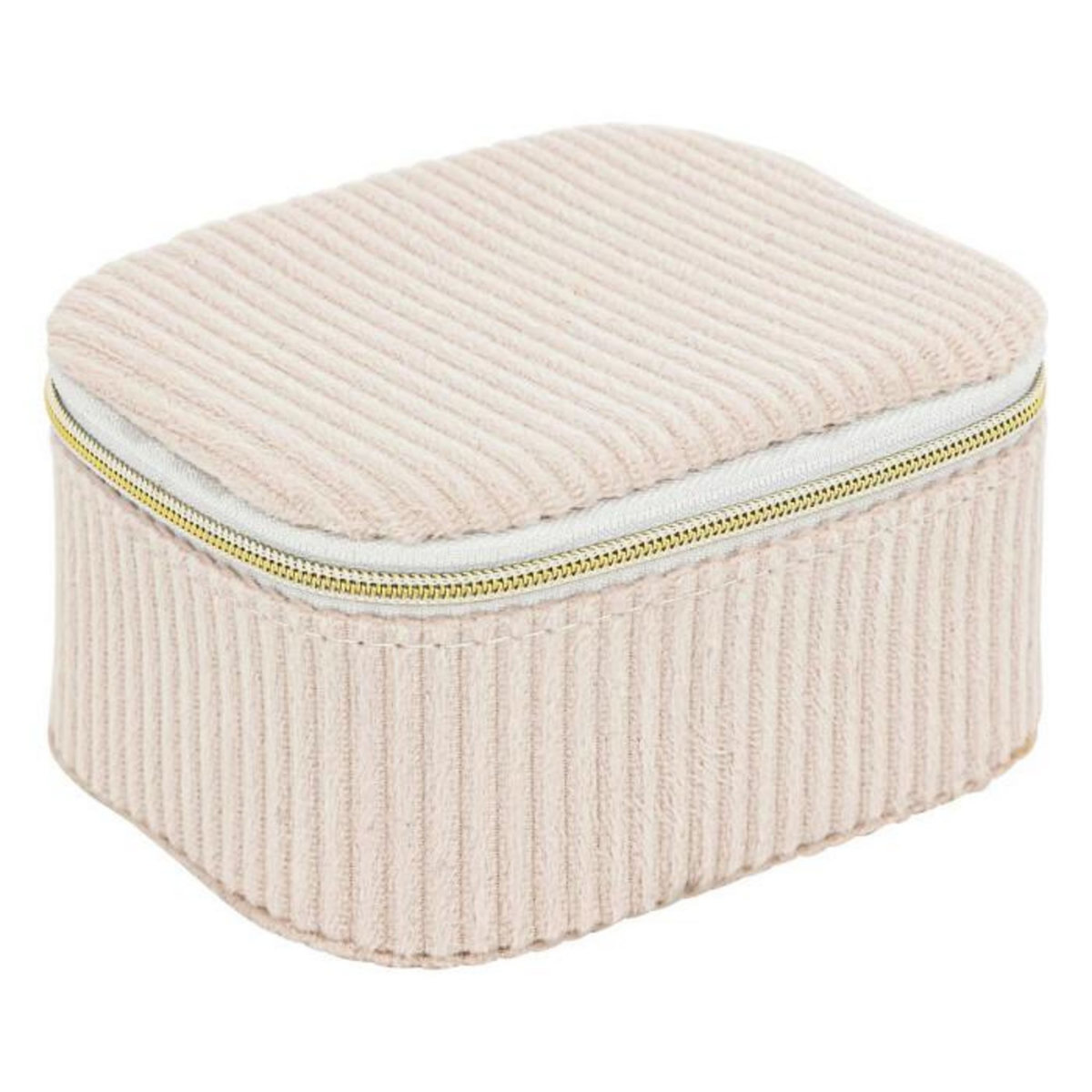 ATMOSPHERA Boîte à Bijoux en Velours  Enya  11cm Beige