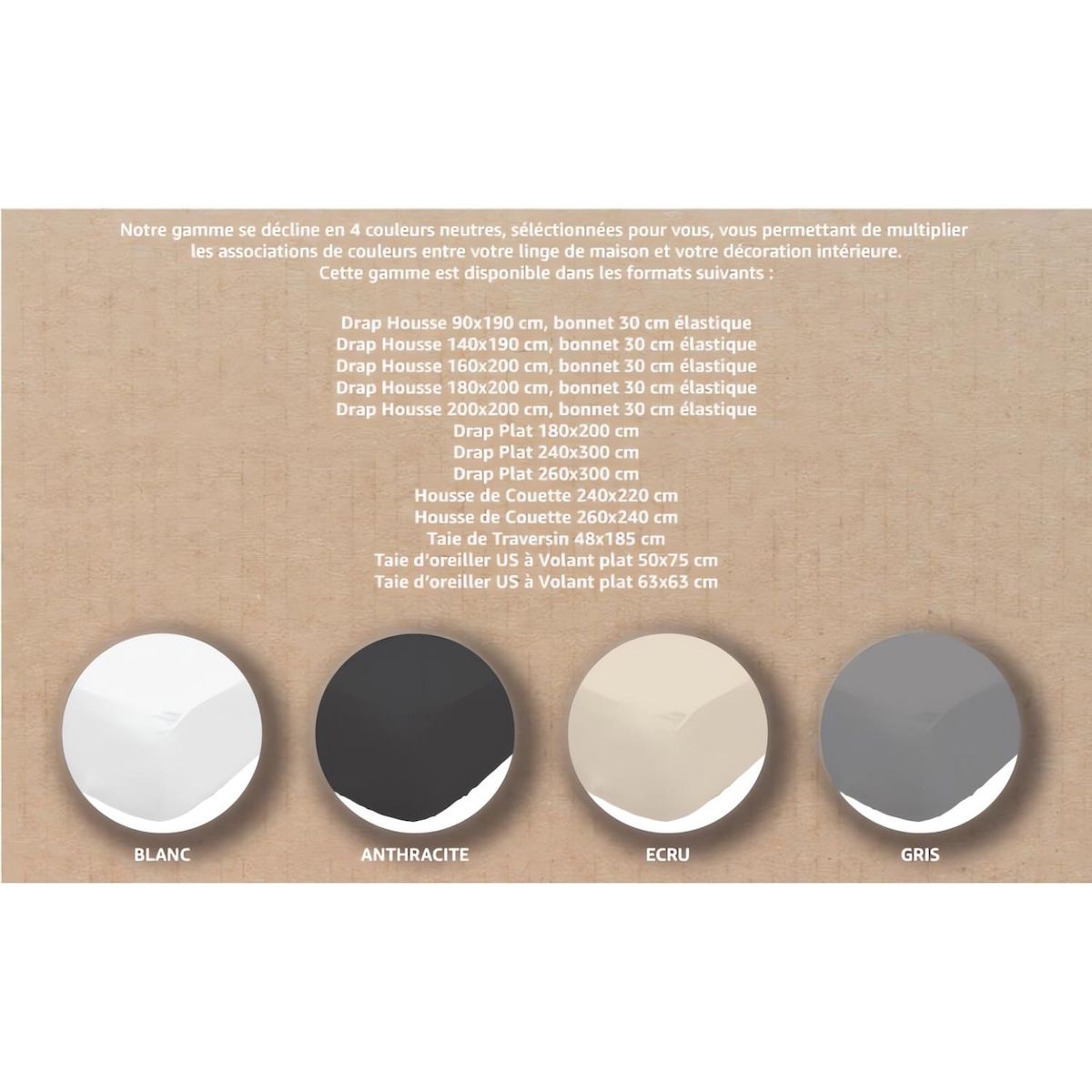 SOLEIL D'OCRE Taie d'oreiller en coton PERCALE, par Soleil d'ocre