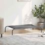 Voir la diapositive 3 : VIDAXL Lit sureleve pour chien gris 110x65x20 cm textilene et acier