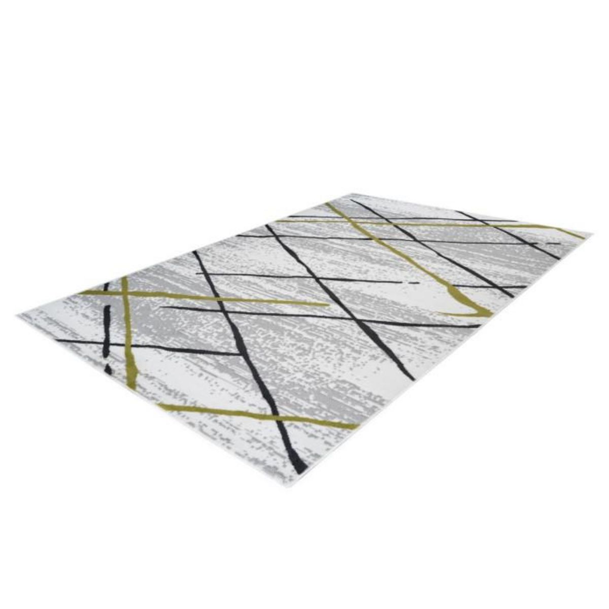 Paris Prix Tapis Rayures à Poils Courts  Vancouver I  Vert