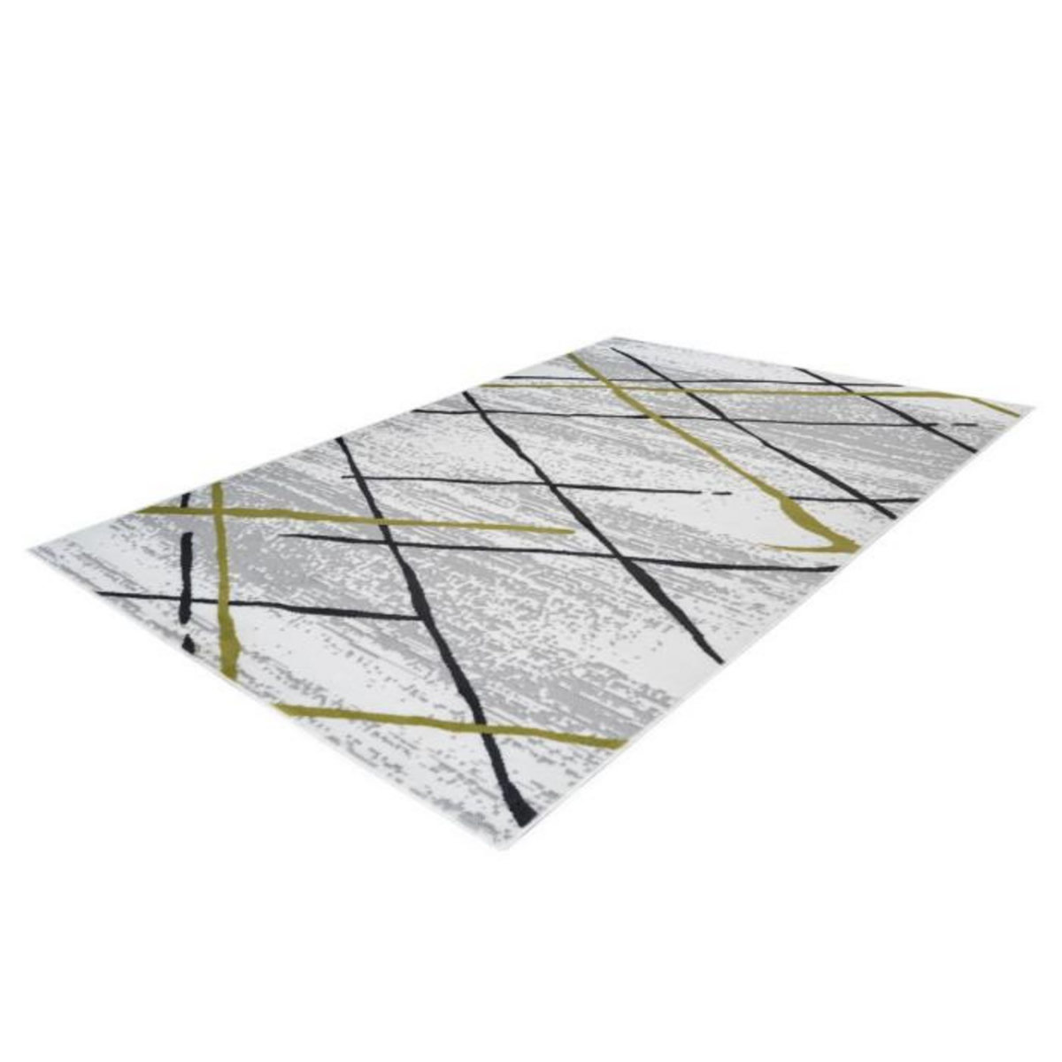 Paris Prix Tapis Rayures à Poils Courts  Vancouver I  Vert