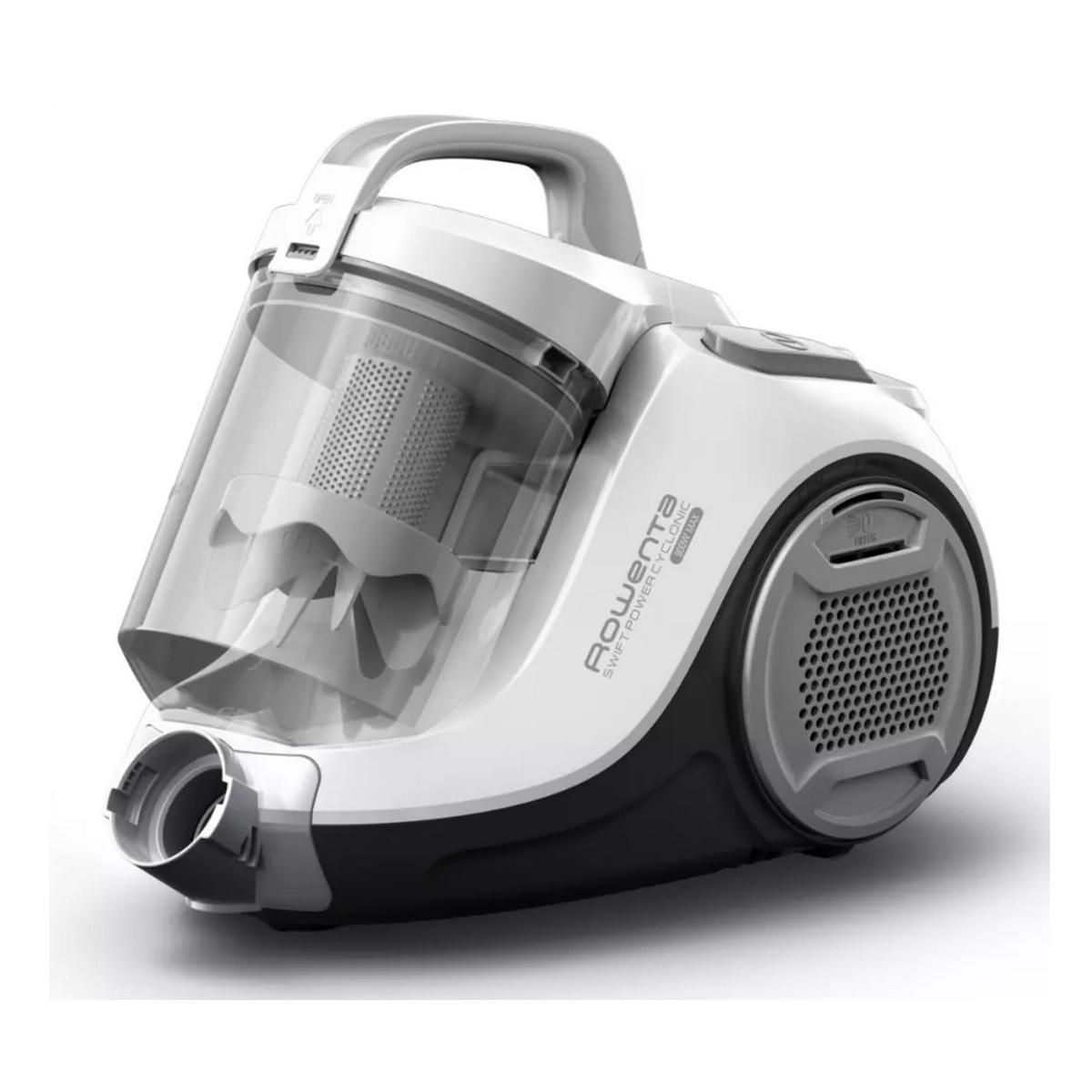 ROWENTA Aspirateur sans sac 77db blanc/gris - RO2957EA