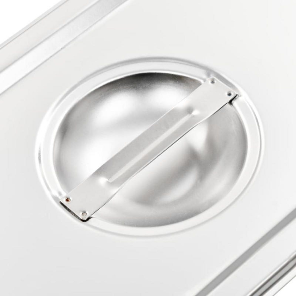 VIDAXL Couvercles de plateau 4 pcs GN 1 3 Acier inoxydable