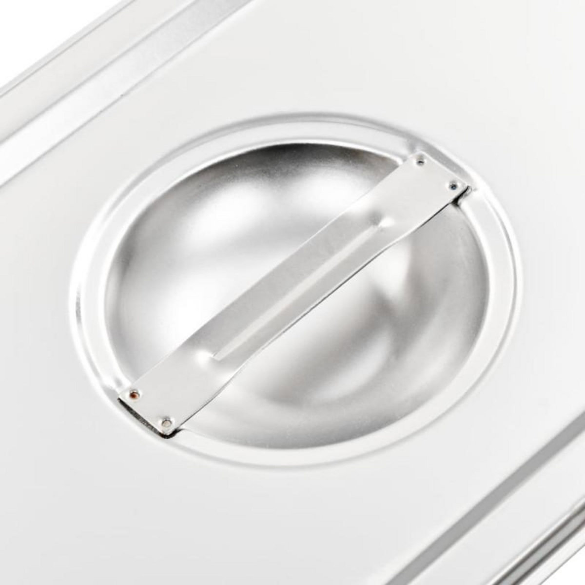 VIDAXL Couvercles de plateau 4 pcs GN 1 3 Acier inoxydable