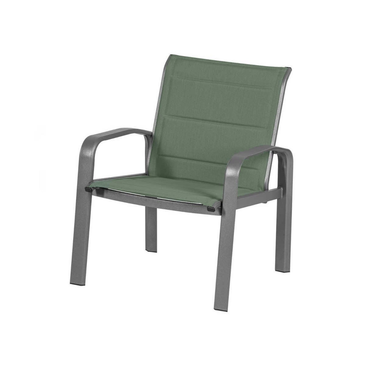 HESPERIDE Salon de jardin en aluminium Elyn 4 places Olive/Graphite - 4 places - Hespéride