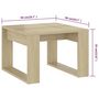 Voir la diapositive 6 : VIDAXL Table d'appoint Chene sonoma 50x50x35 cm Bois d'ingenierie