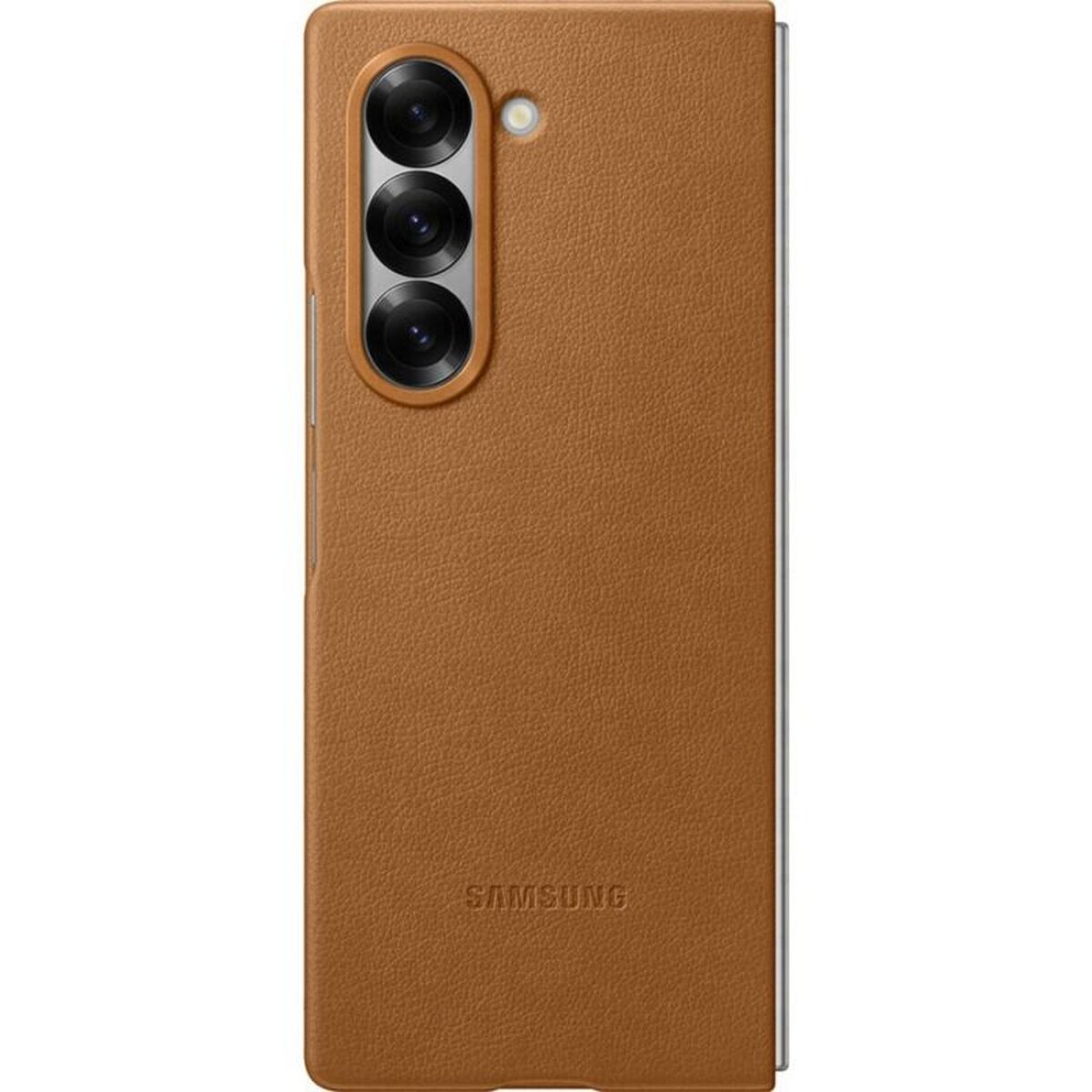 Samsung Coque et étui téléphone mobile Samsung Coque Premium Design Galaxy Z Fold 6 Brun