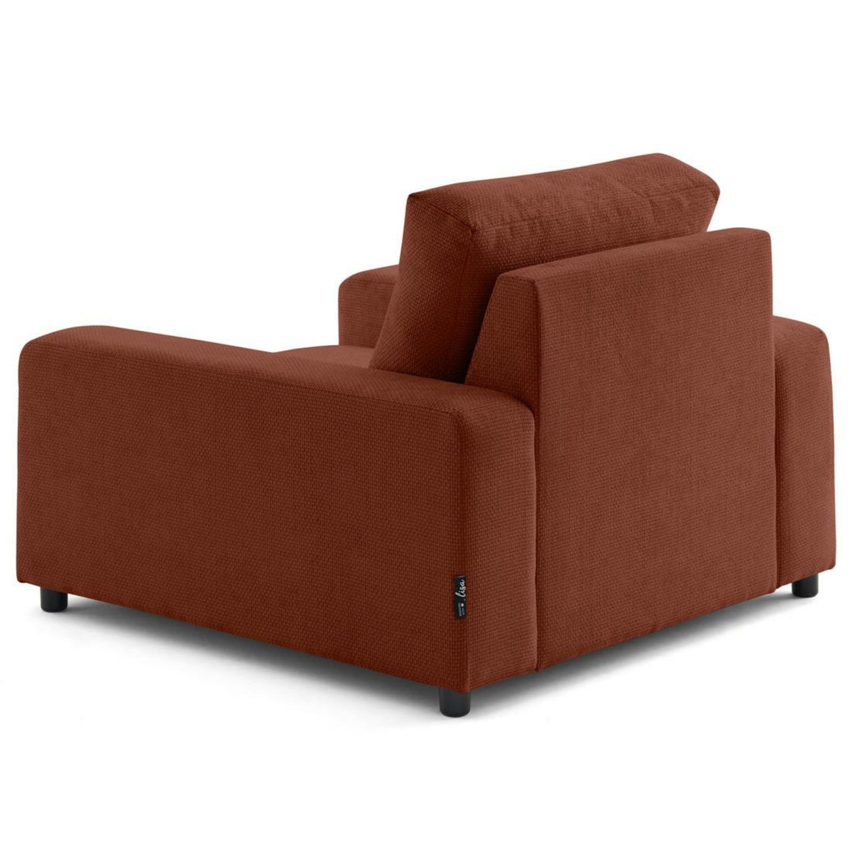 LISA DESIGN Pivoine - fauteuil en velours texturé