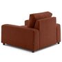 Voir la diapositive 3 : LISA DESIGN Pivoine - fauteuil en velours texturé