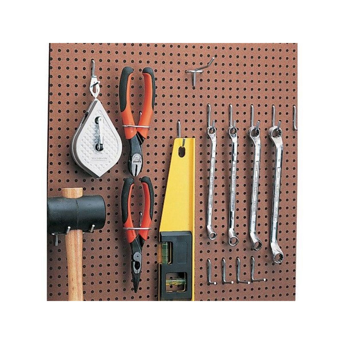 Mottez Kit Panneau Et Crochets Mottez, H.60 X L.90 X P.0.6 Cm