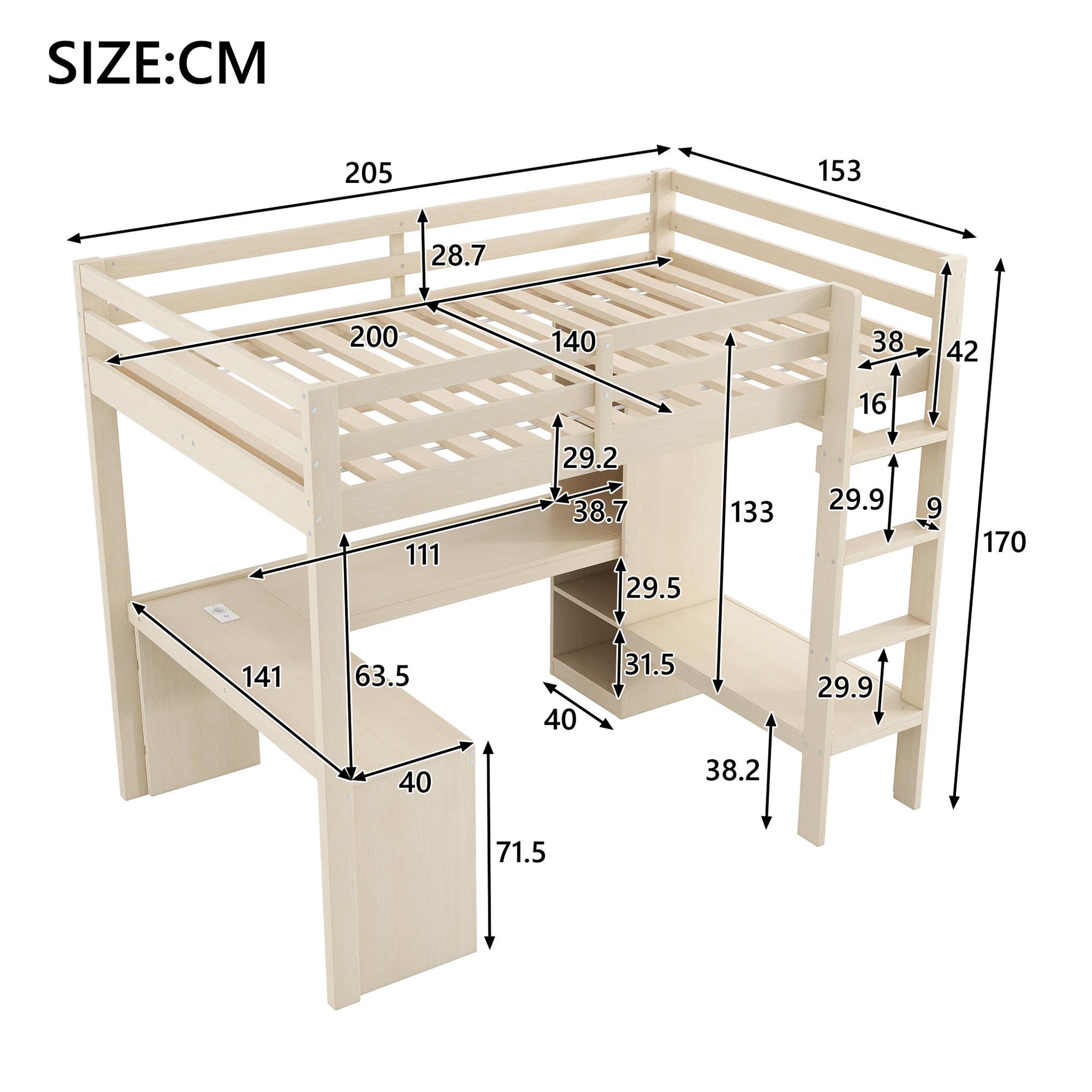Voir la diapositive 3 : MERAX Lit mezzanine enfant
