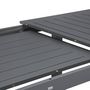 Voir la diapositive 5 : SWEEEK Table de jardin SEATTLE extensible aluminium, 6 places, 155 / 218,5 x 89 x 75 cm