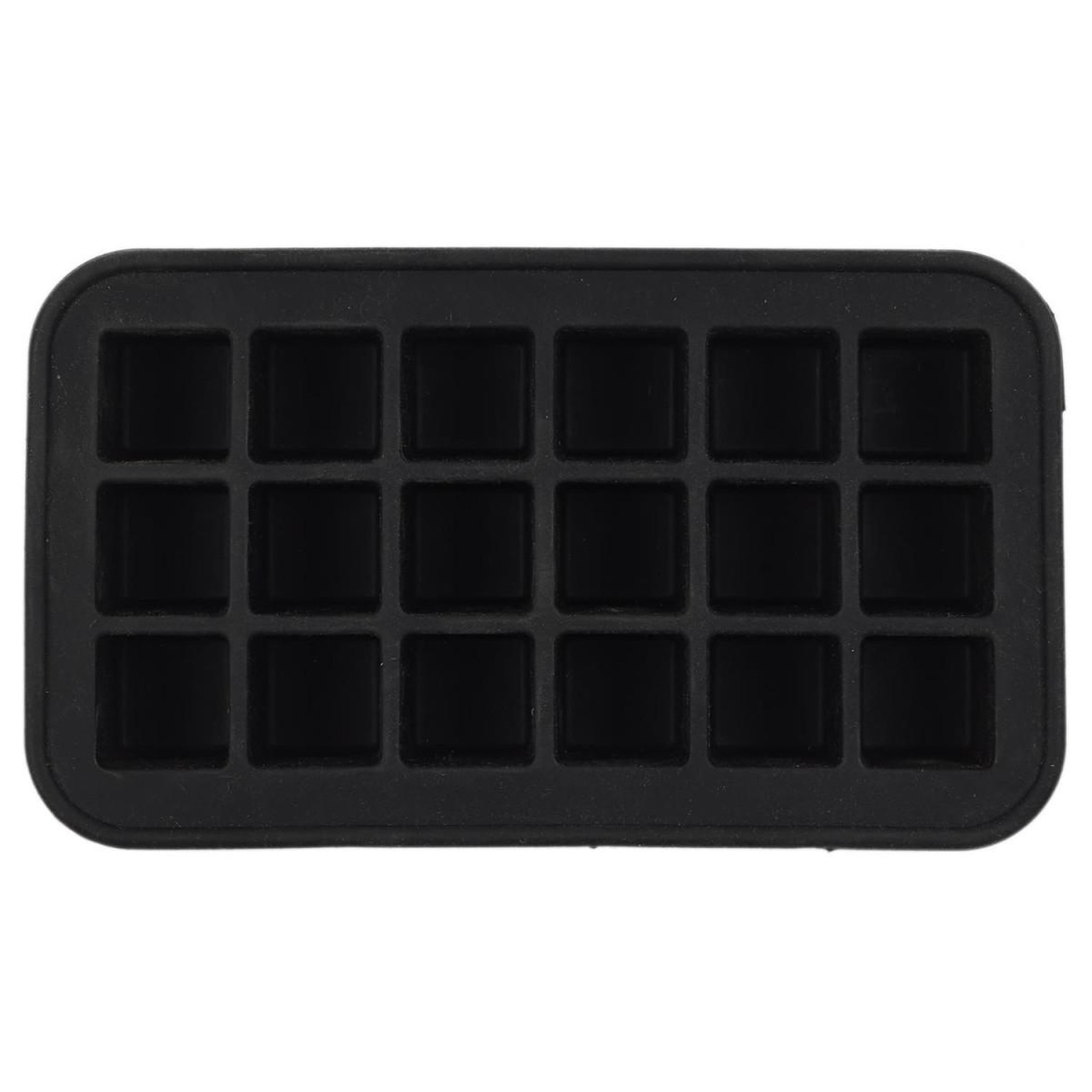 Voir la diapositive 2 : COOK CONCEPT Moule à glaçons silicone  18 cubes  19cm noir
