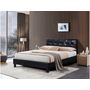 Voir la diapositive 1 : Habitat et Jardin Lit double en pvc  Julia  - 140 x 190 cm - Noir