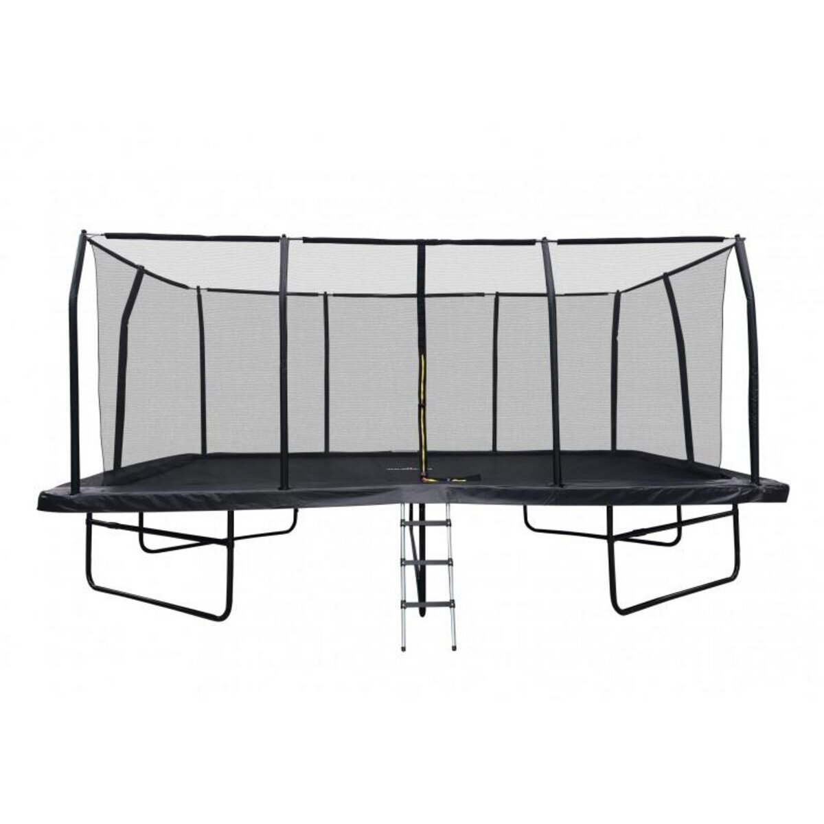 JUMP4FUN Trampoline de Jardin Rectangulaire XXL 518 x 305 cm - modèle Famille - avec Filet de sécurité, Matelas de Protection et Echelle