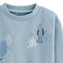 Voir la diapositive 3 : Petit Béguin Ensemble bébé sweat-shirt et pantalon en molleton Félintrépide