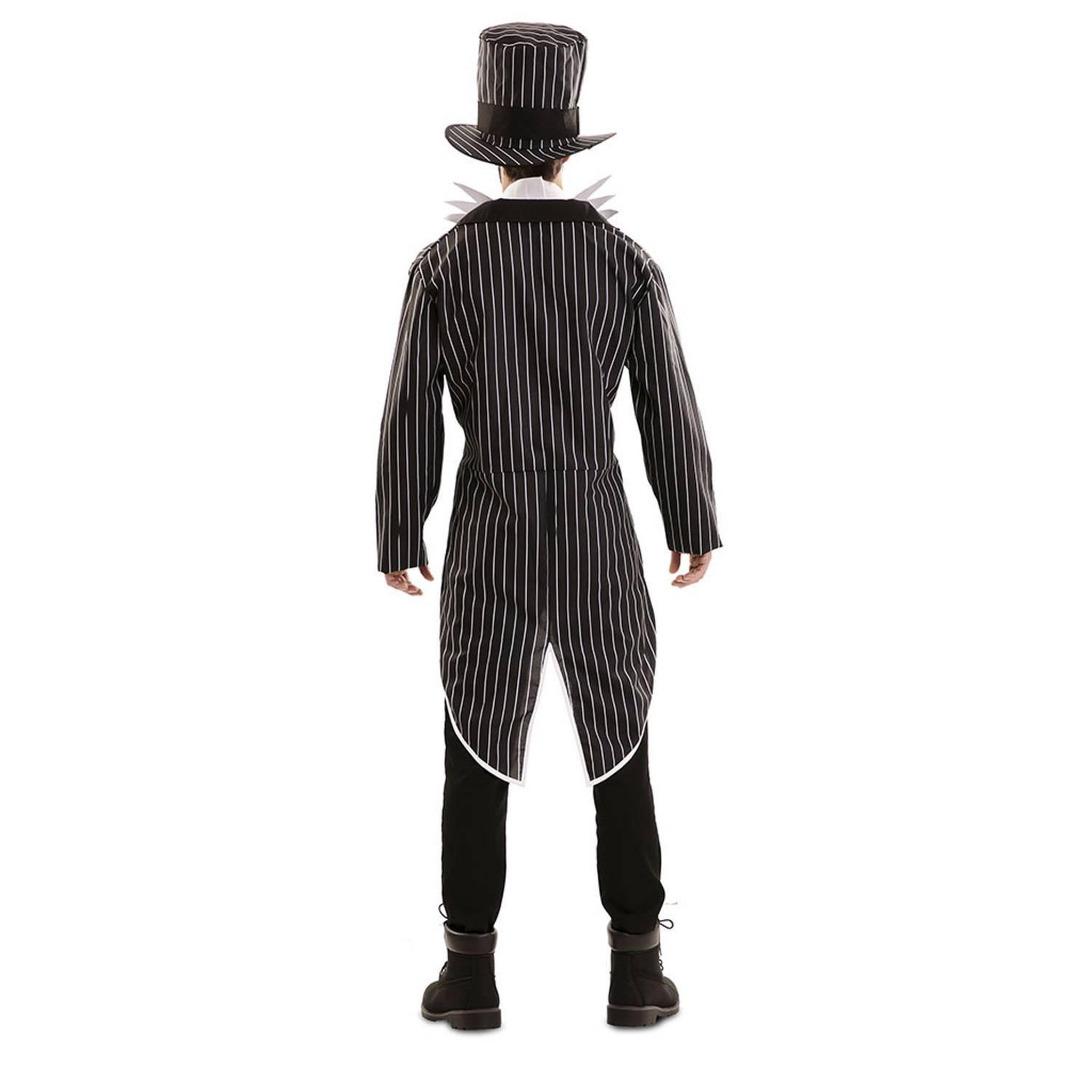 Voir la diapositive 3 : EURO CARNAVALES Déguisement Squelette Elégant - Homme - M/L