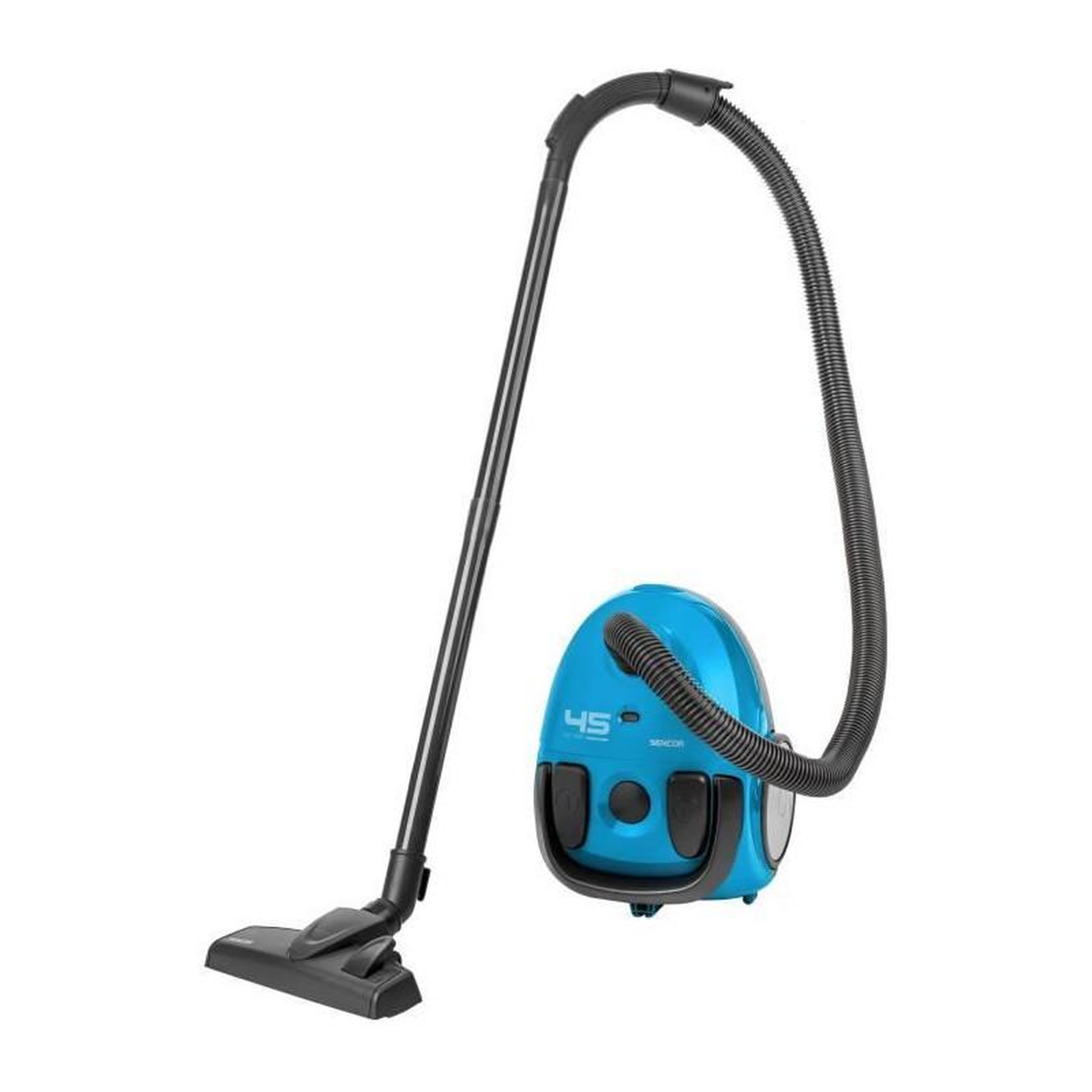 Voir la diapositive 6 : SENCO Aspirateur traîneau avec sac - SENCOR - SVC 45BL-EUE3 - Moteur ECO 850 W - 79 dBA - 1,5 L - Bleu