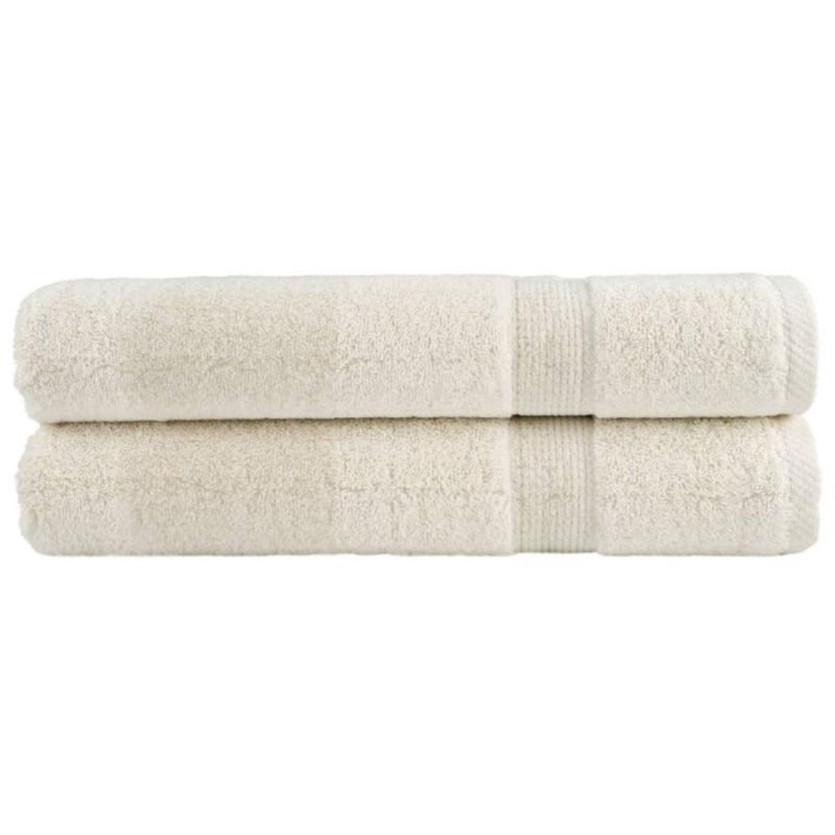 VIDAXL Serviettes de qualité supérieure SOLUND 2 pcs crème 600 g m²