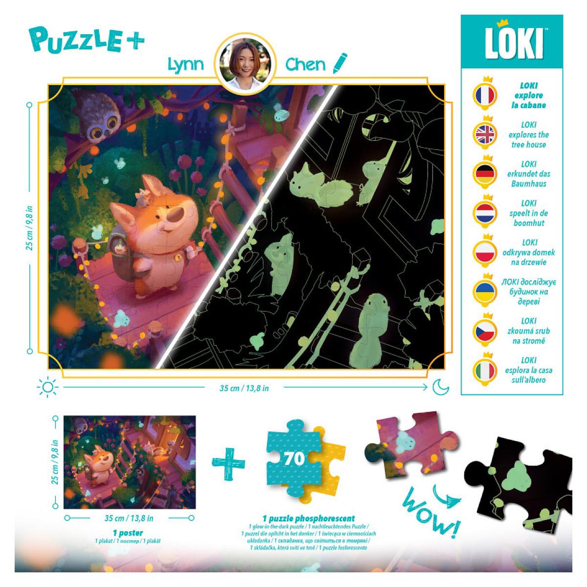 Voir la diapositive 2 : Iello Puzzle+ : LOKI explore la Cabane