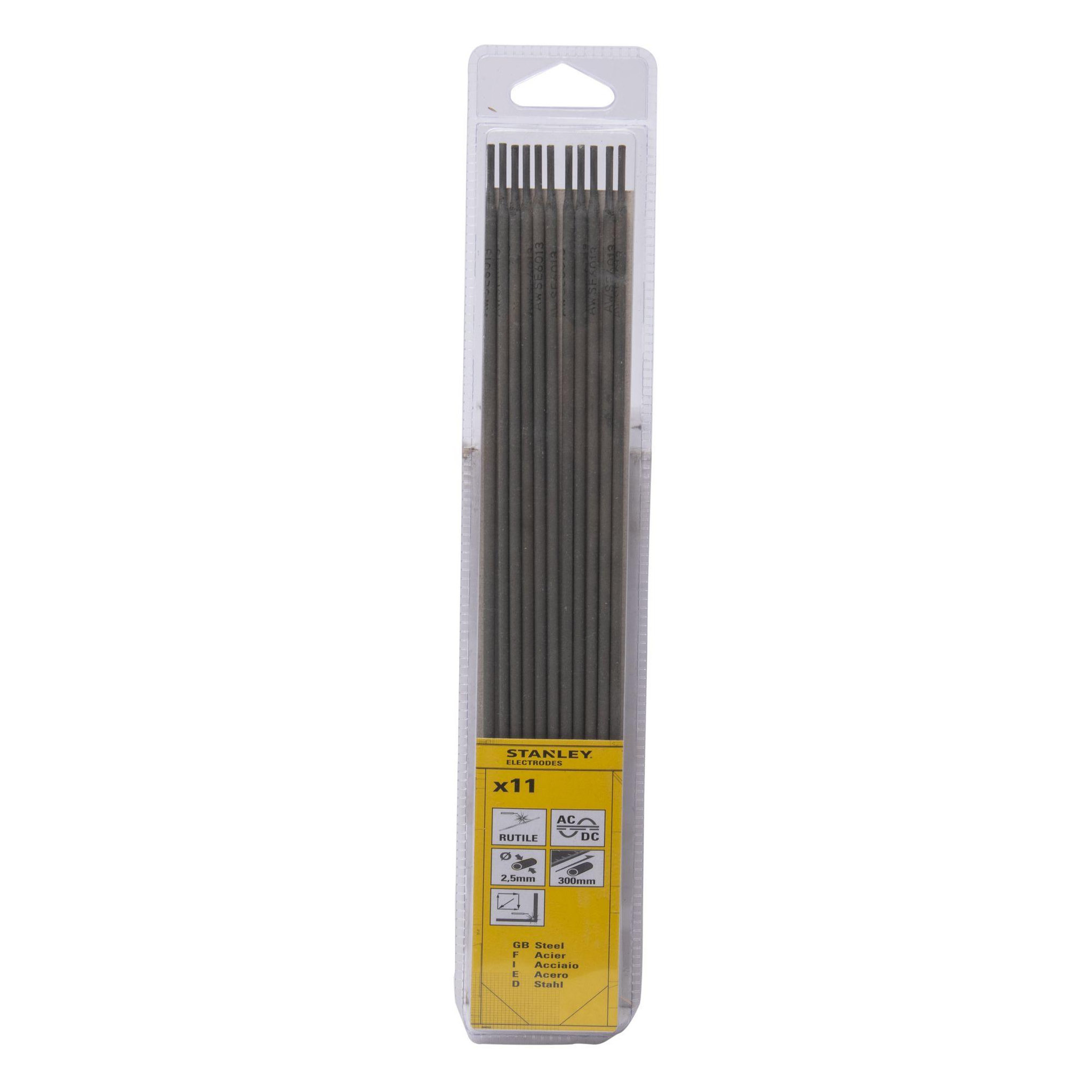 Stanley Électrode 2,5 x 300mm stanley  11 pcs