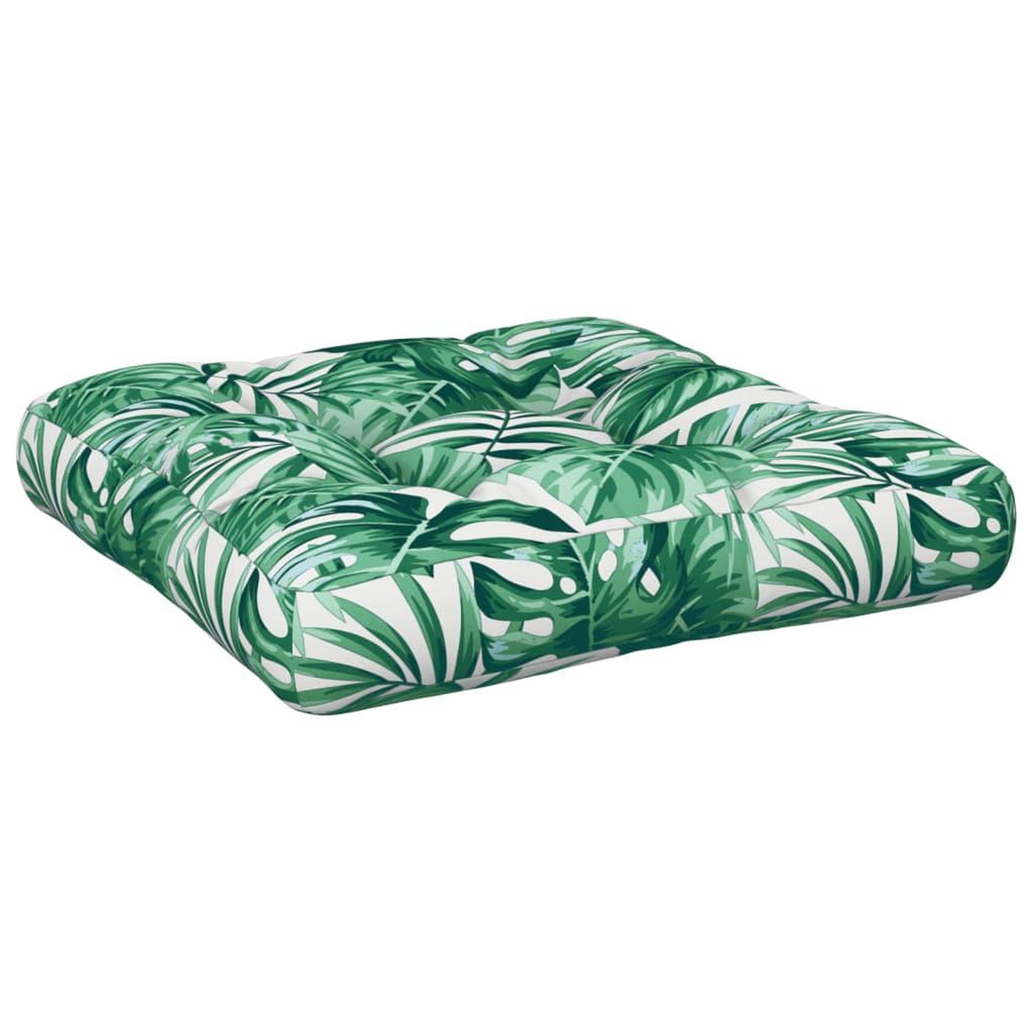 Voir la diapositive 4 : VIDAXL Coussins de palette lot de 2 motif de feuilles tissu