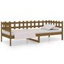 Voir la diapositive 2 : VIDAXL Lit de jour sans matelas marron miel 80x200 cm bois pin massif
