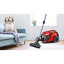 Voir la diapositive 4 : BOSCH Aspirateur sans sac Pro animal rouge BGS41PET1