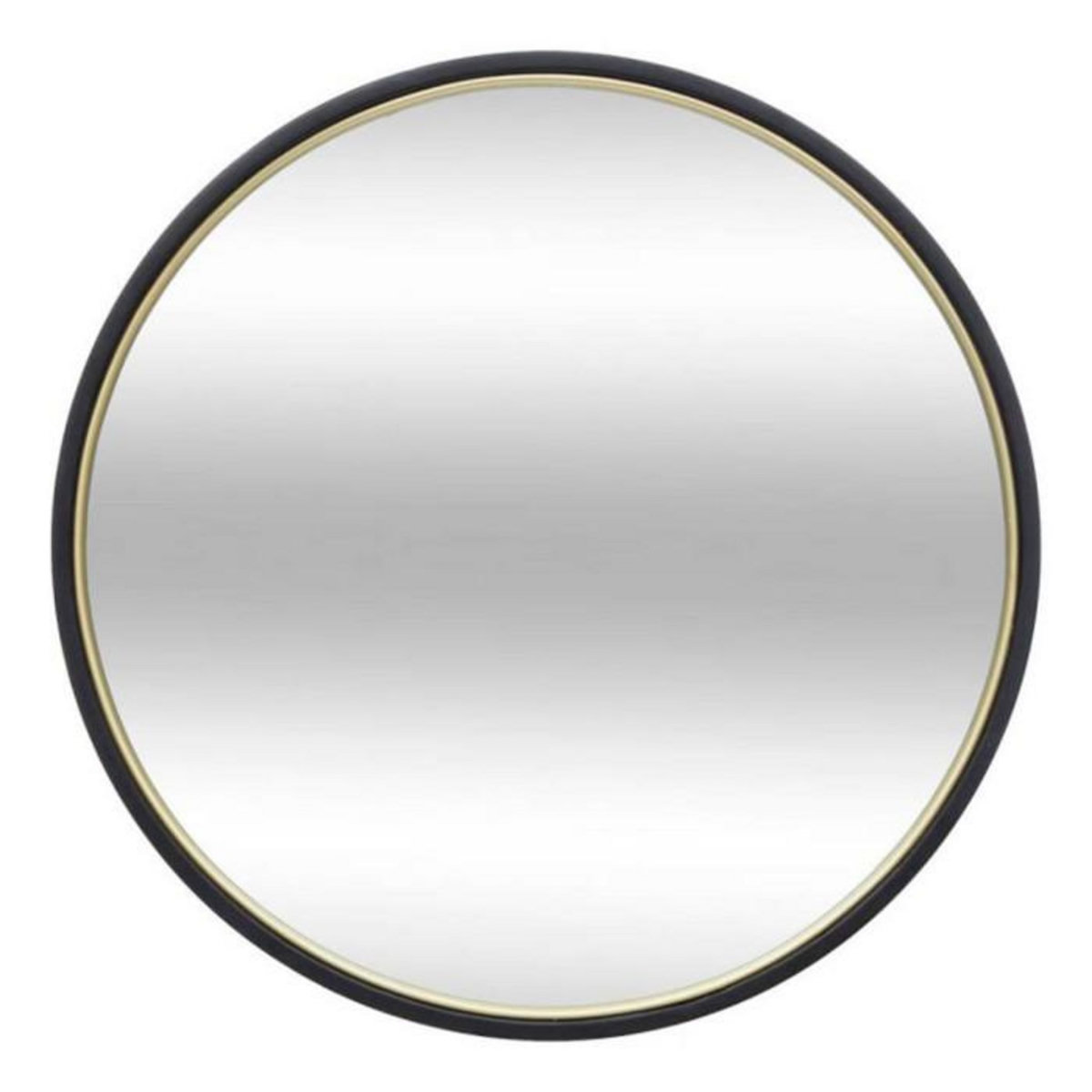 ATMOSPHERA Miroir Rond en Métal  Justin  48cm Noir