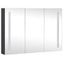 Voir la diapositive 3 : VIDAXL Armoire de salle de bain a miroir LED 89x14x62 cm