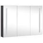 Voir la diapositive 3 : VIDAXL Armoire de salle de bain a miroir LED 89x14x62 cm
