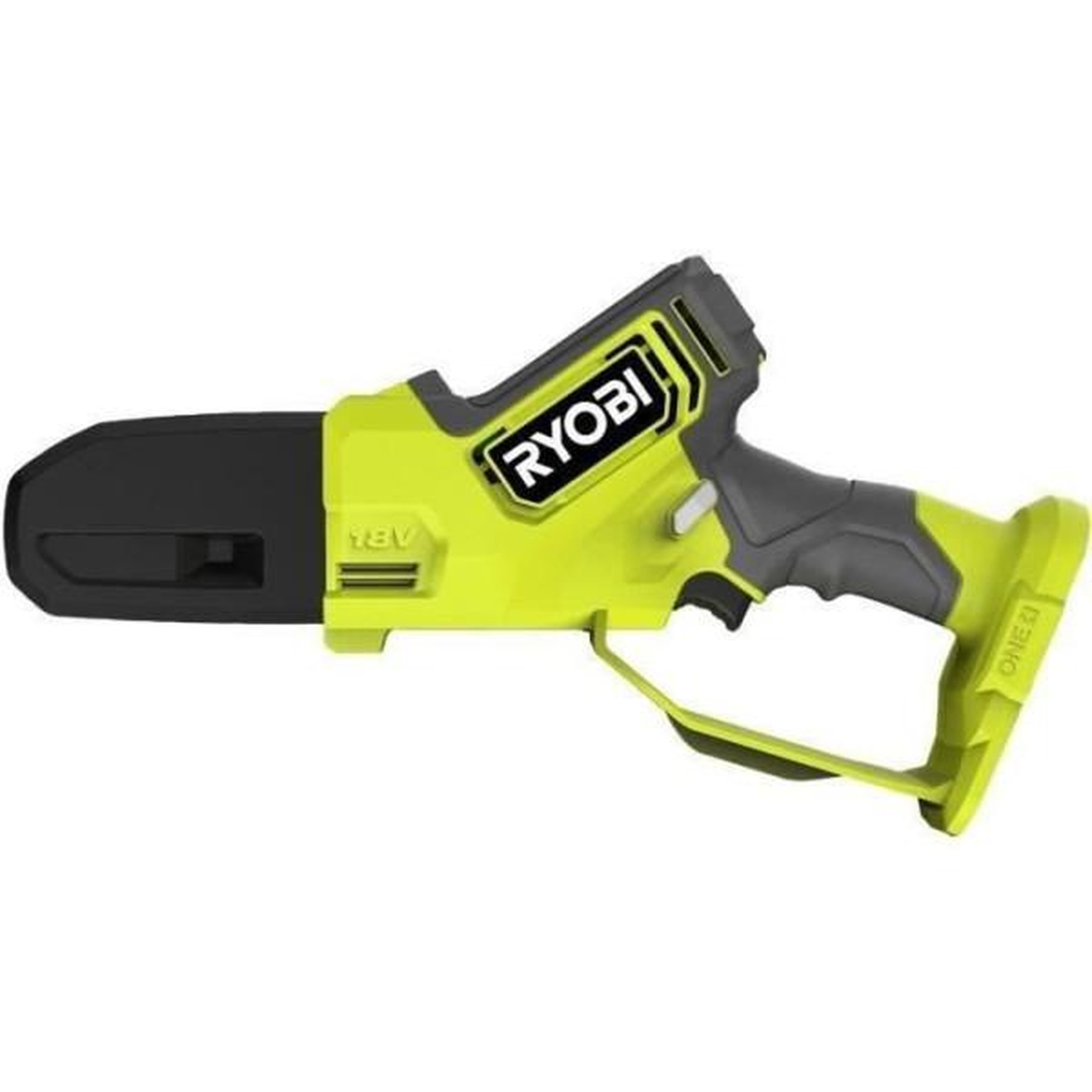 Voir la diapositive 5 : Ryobi RYOBI - Élagueur a main 18V ONE+ - Brushless- guide 10 cm - 6 m/s - tendeur sans outil + batterie 2,0 Ah & chargeur - RY18PSX10