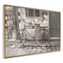 Voir la diapositive 1 : Paris Prix Affiche Murale Encadrée  Old Bicycle
