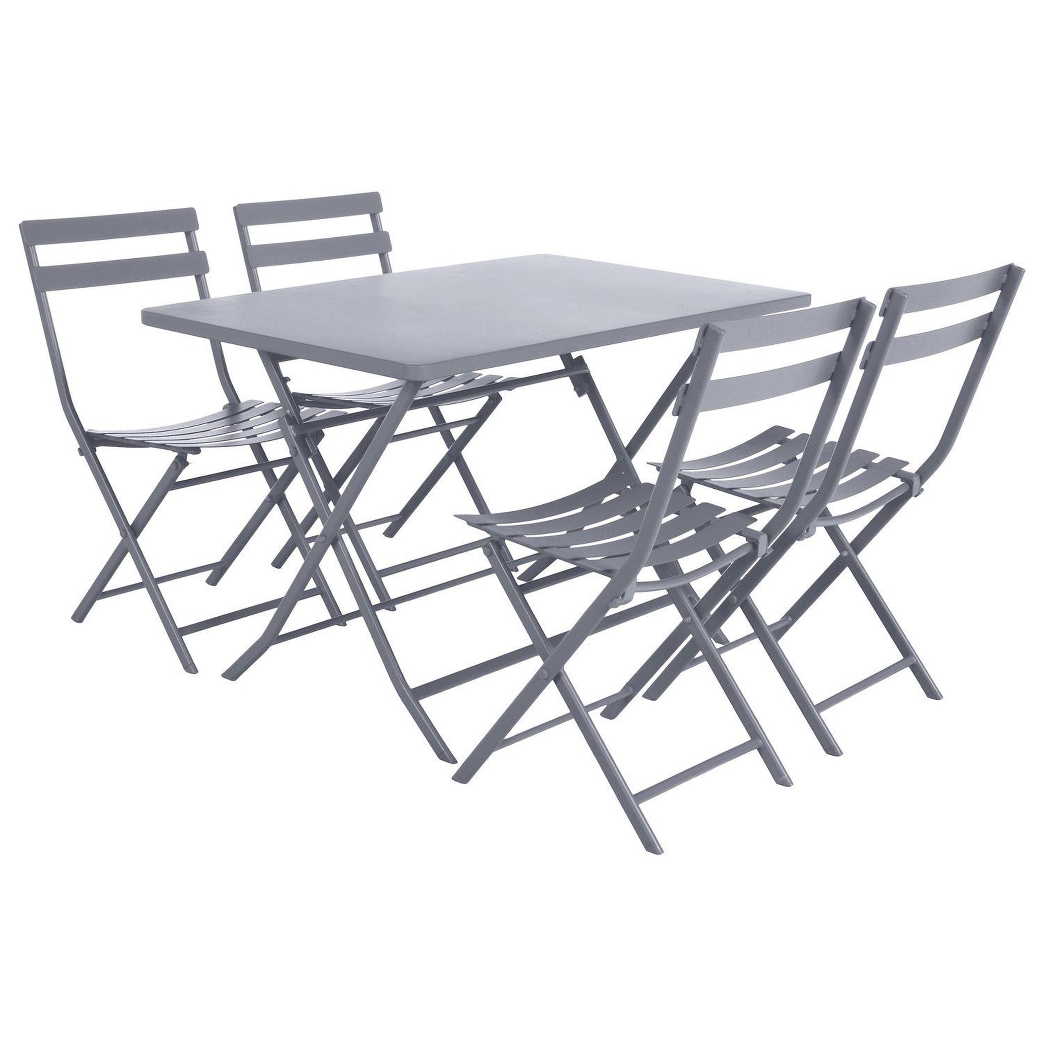 Voir la diapositive 3 : HESPERIDE Table pliante rectangulaire Greensboro - 4 Places