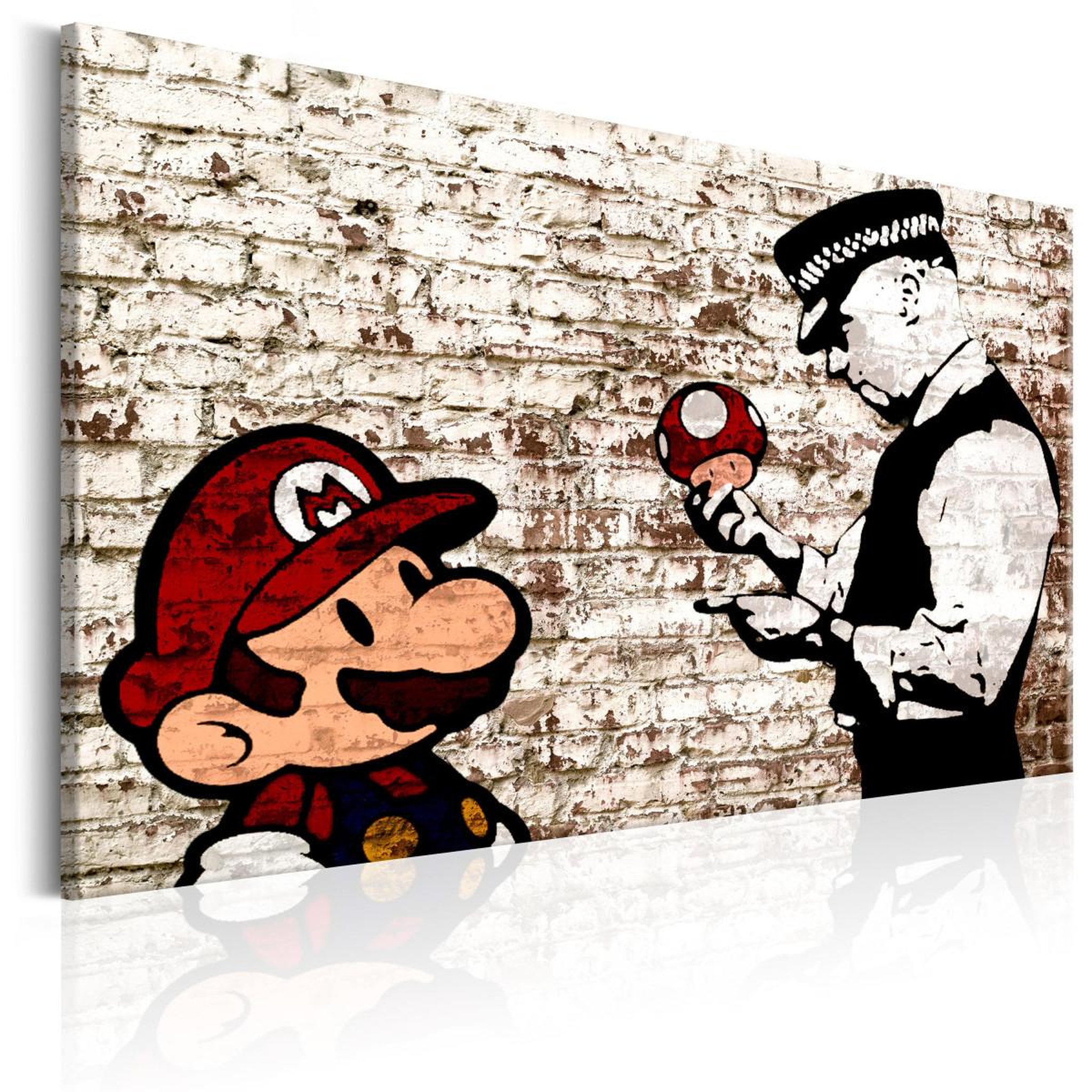 Voir la diapositive 1 : Paris Prix Tableau Imprimé  Banksy - Torn Wall